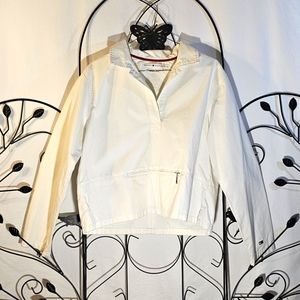 Tommy Hilfiger White Pullover Jacket
